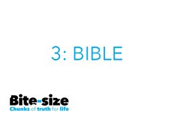 Bite size Module 3 Bible